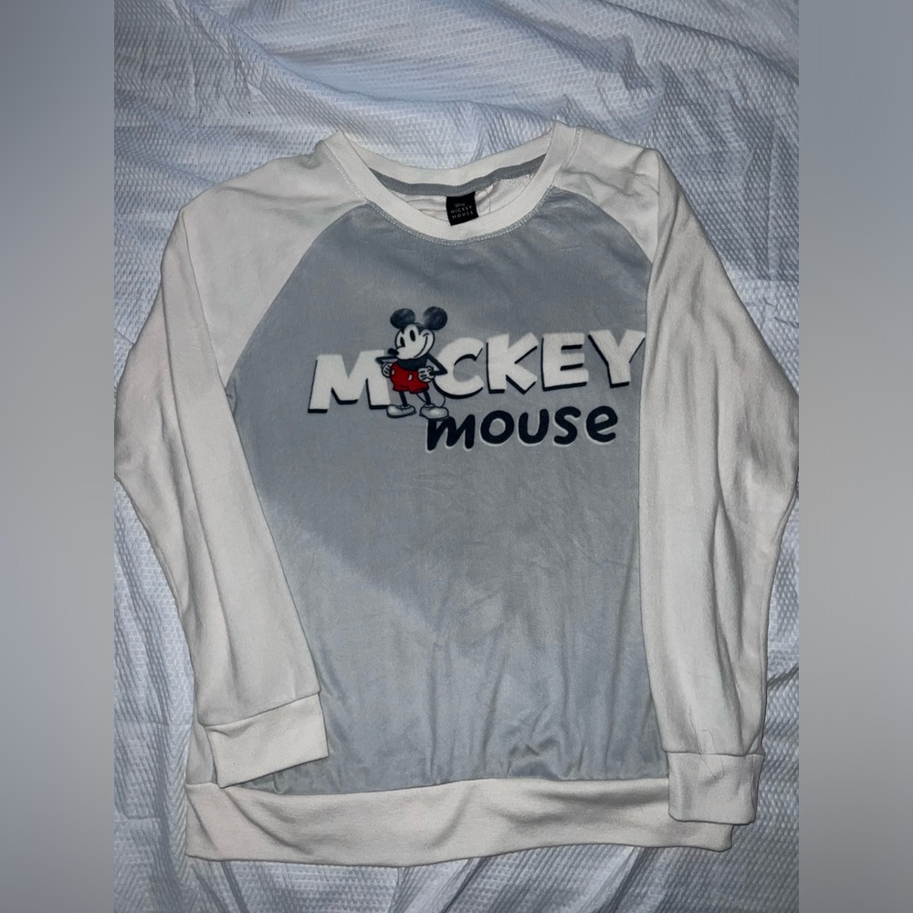 Vintage Disney Mickey Mouse Women’s Super Soft Graphic Crew Neck _ Large